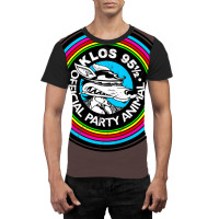 Klos La Party Animal Graphic T-shirt | Artistshot