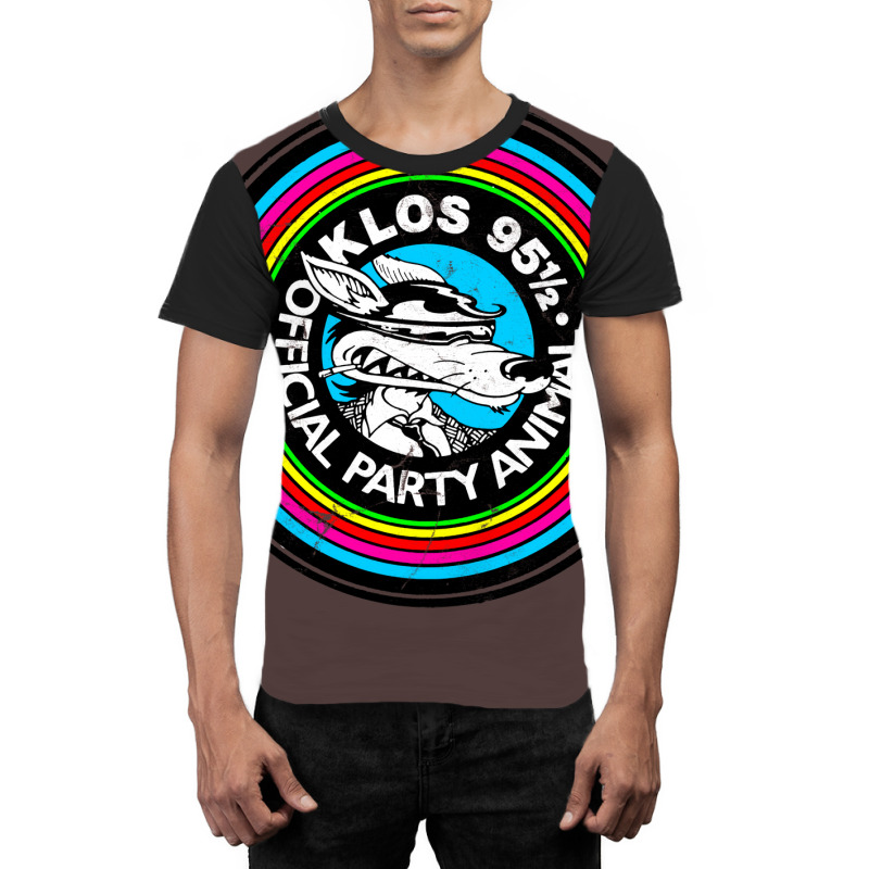 Klos La Party Animal Graphic T-shirt | Artistshot