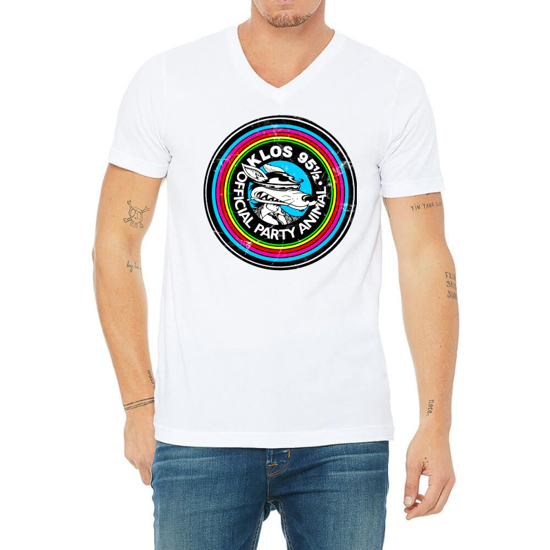 Klos La Party Animal V-neck Tee | Artistshot