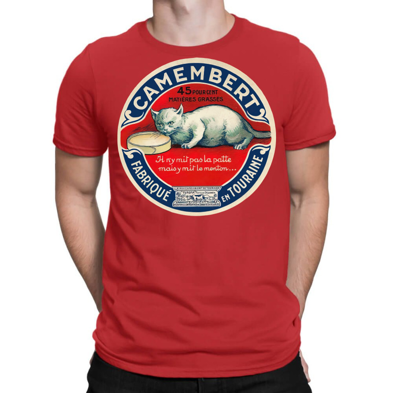 Camembert Touraine     Vintage Francophile Cheese Label T-shirt | Artistshot