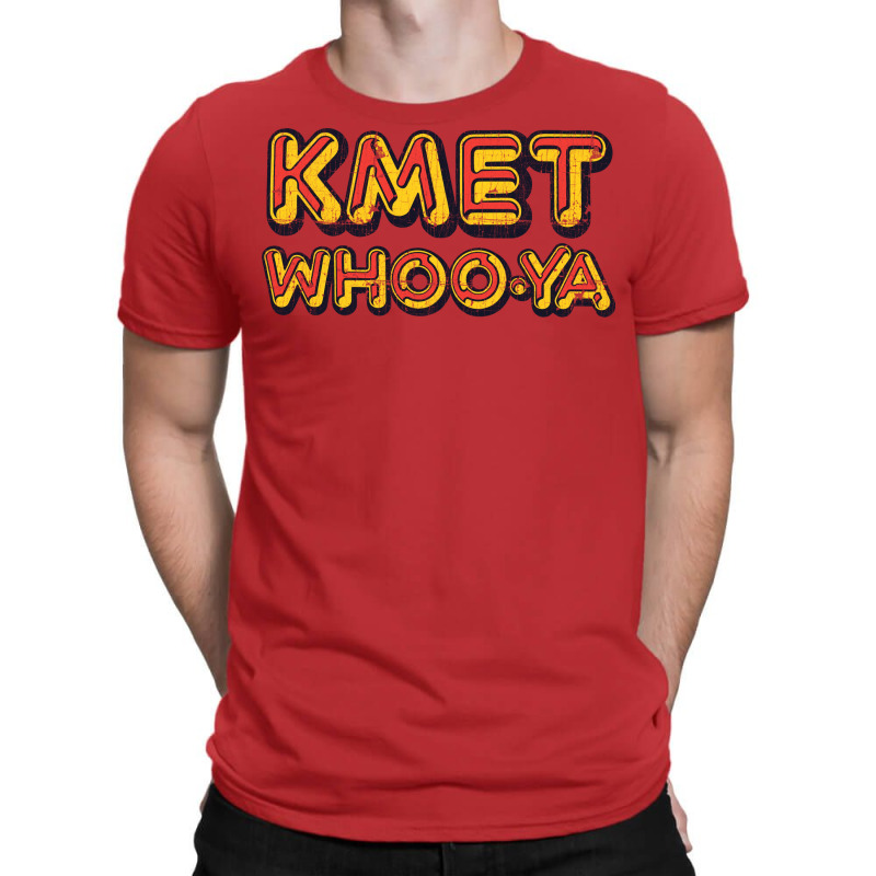 Kmet Whoo Ya Los Angeles   Distressed Design Version T-shirt | Artistshot