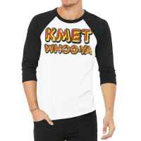 Kmet Whoo Ya Los Angeles   Distressed Design Version 3/4 Sleeve Shirt | Artistshot