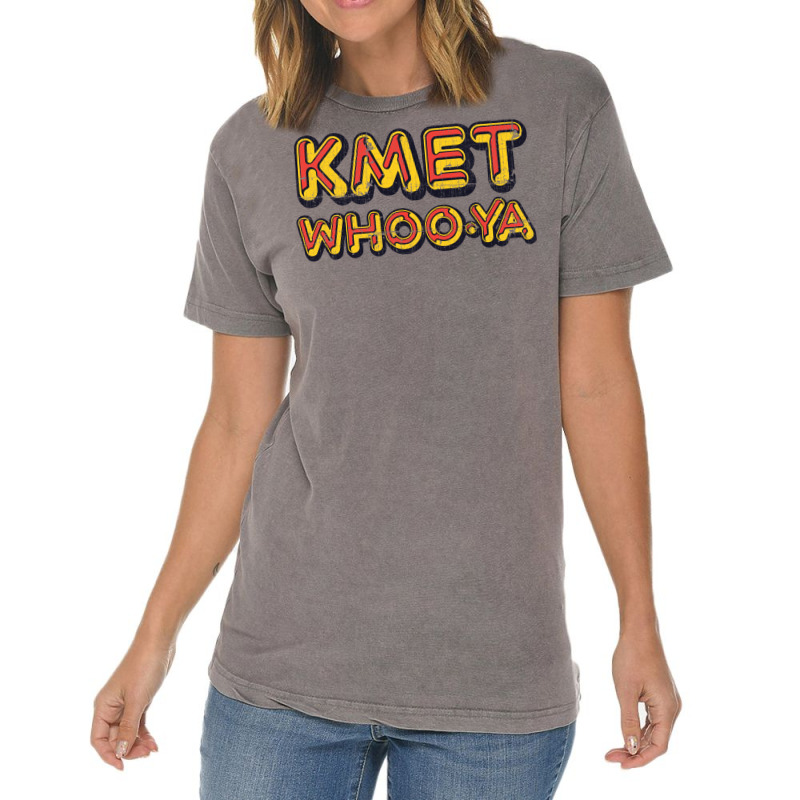 Kmet Whoo Ya Los Angeles   Distressed Design Version Vintage T-shirt | Artistshot