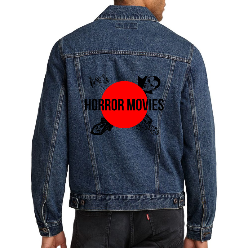 Horror Movies Lover Men Denim Jacket by Cypryanus | Artistshot