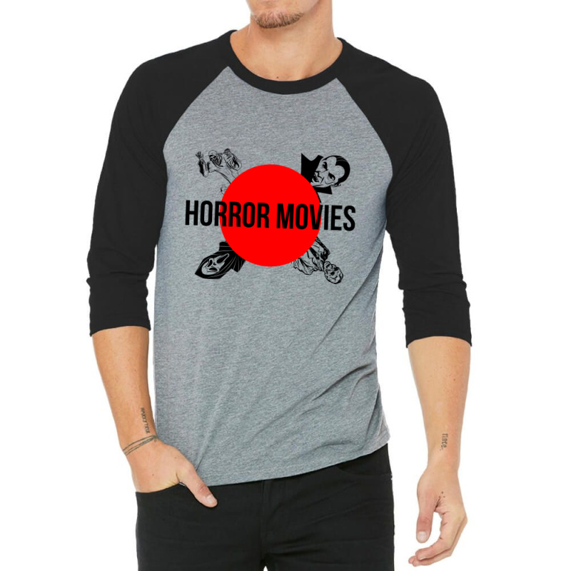 Horror Movies Lover 3/4 Sleeve Shirt by Cypryanus | Artistshot