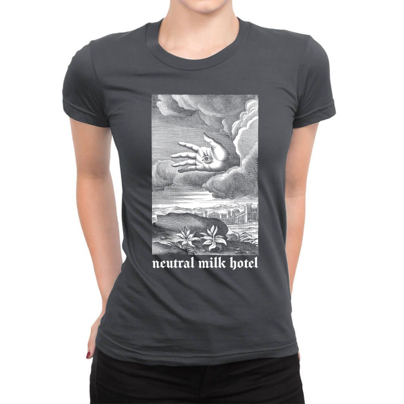 Neutral Milk Hotel      Original Post Punk Fan Design Ladies Fitted T-Shirt by amobeajazevi | Artistshot