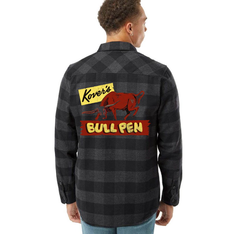 Kover's Bullpen         Retro Mid Century Aesthetic Flannel Shirt | Artistshot