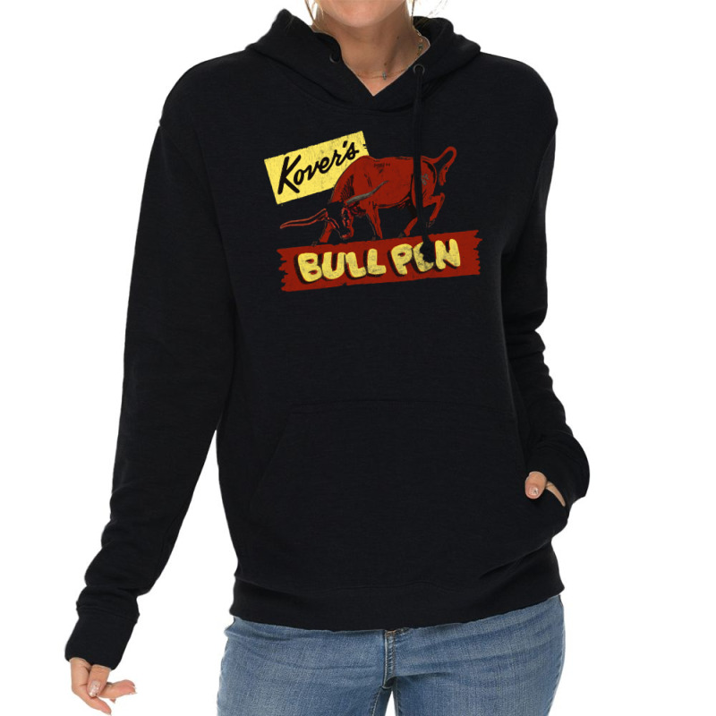 Kover's Bullpen         Retro Mid Century Aesthetic Lightweight Hoodie | Artistshot