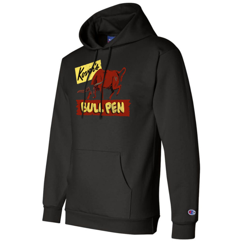 Kover's Bullpen         Retro Mid Century Aesthetic Champion Hoodie | Artistshot