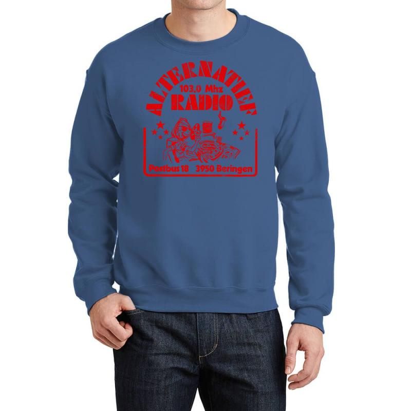 Radio Alternatief Beringen, Belgium Crewneck Sweatshirt | Artistshot