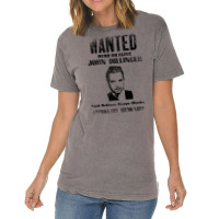 Wanted Poster John Dillinger, Distressed Vintage T-shirt | Artistshot