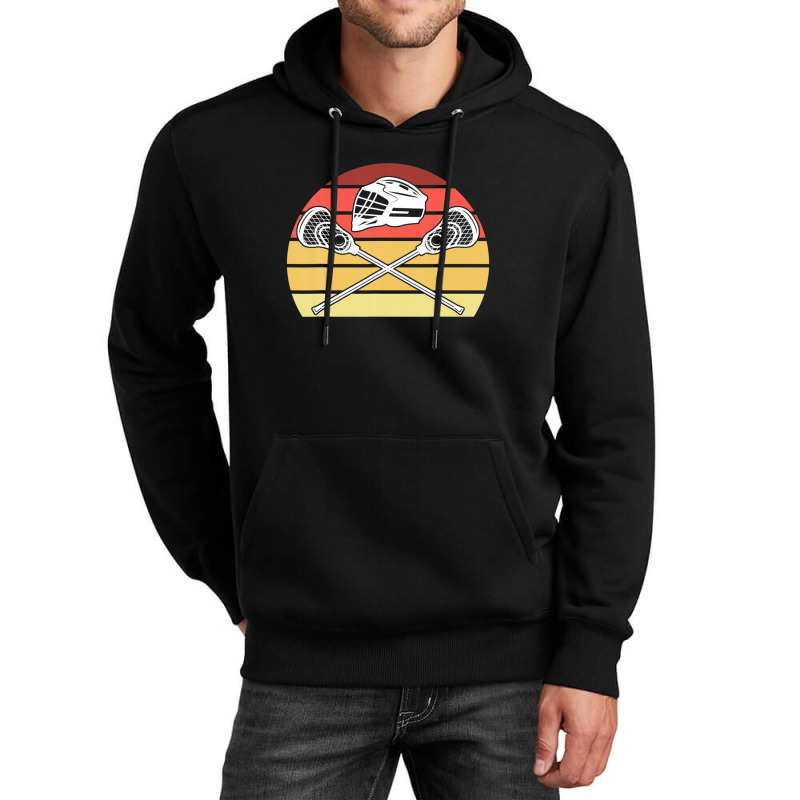 Retro Lacrosse Stick Sports Coach For Athletes Unisex Hoodie by nyiokamonodw | Artistshot