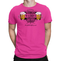 Webb's Tavern, Wood Texture Distressed T-shirt | Artistshot