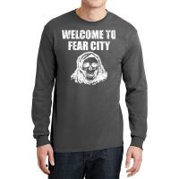 Welcome To Fear City, Distressed Long Sleeve Shirts | Artistshot