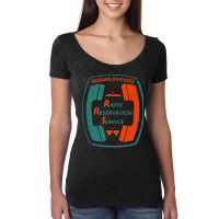 Hojo Rapid Reservation   Vintage Design Women's Triblend Scoop T-shirt | Artistshot