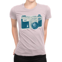 Vintage Kiev 4 Rangefinder Camera Design Ladies Fitted T-shirt | Artistshot