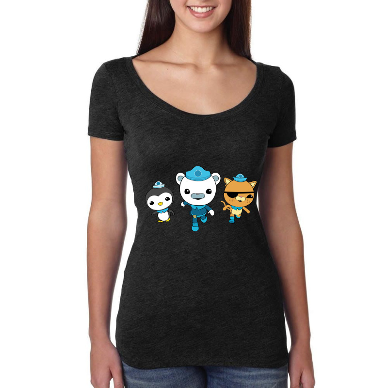 Hot Trend Octonauts Design Women's Triblend Scoop T-shirt by yumgaugeteuda | Artistshot