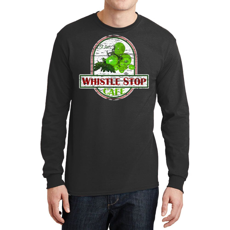 Whistle Stop Cafe, Wood Pattern Distressed Long Sleeve Shirts | Artistshot