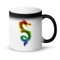 Gold Chinese Dragon With Black 1 Magic Mug | Artistshot