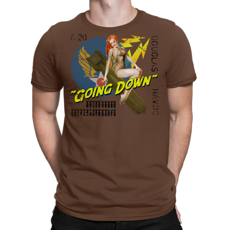 Ww2 Nose Art, Distressed And Faded (1) T-shirt | Artistshot