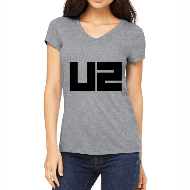 Suitable-u-2-360-worn Women's V-Neck T-Shirt by jolera | Artistshot