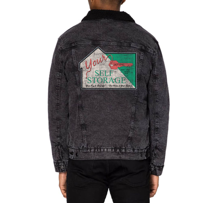 Your Self Storage From Silence Of The Lambs And Hannibal Lecter, Distr Unisex Sherpa-lined Denim Jacket | Artistshot