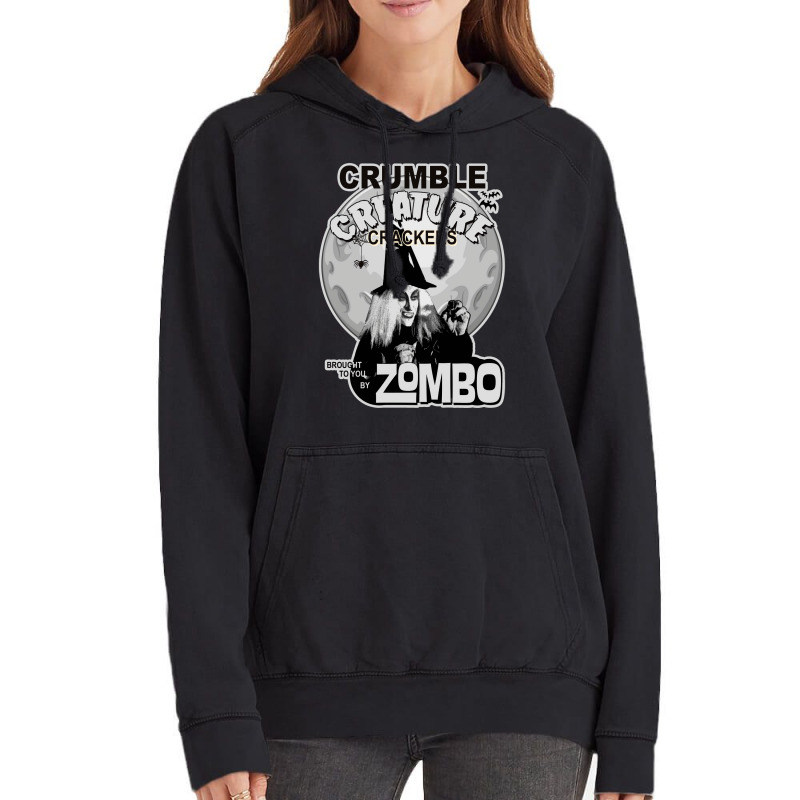 Zombo Crumble Creature Crackers Vintage Hoodie | Artistshot