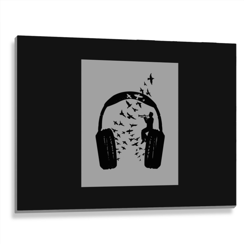 Headphone  Trumpet 1 Metal Print Horizontal | Artistshot