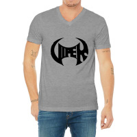 Suitable-viper-projeto-sp-metal-worn V-neck Tee | Artistshot