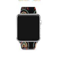 Hello First Grade Rainbow Back To School Teachers Kids Girls Apple Watch Band | Artistshot