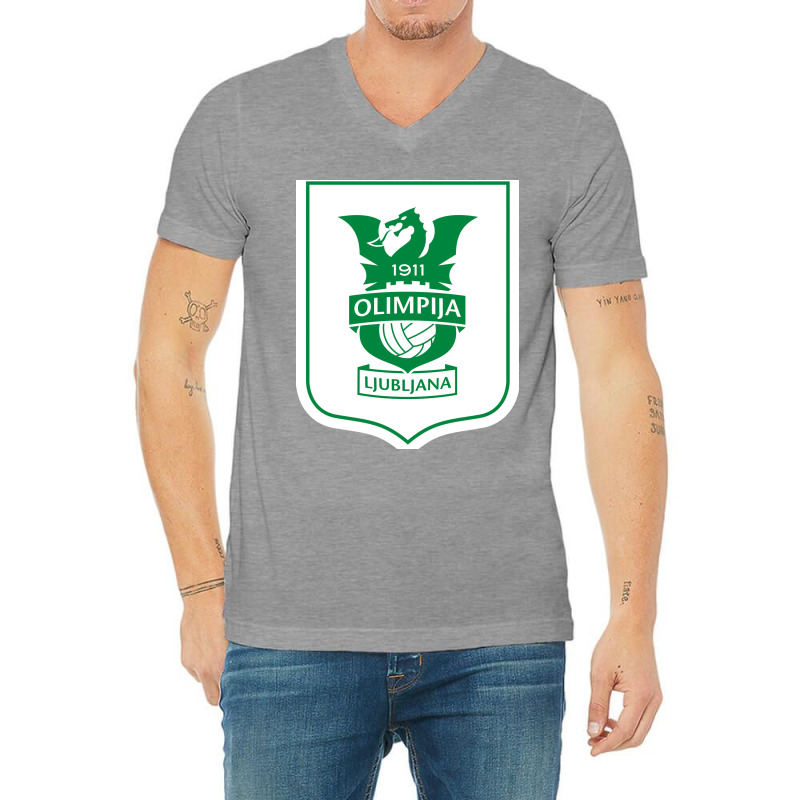 Eiteun Olimpija Ljubljana V-Neck Tee by gokilshop | Artistshot