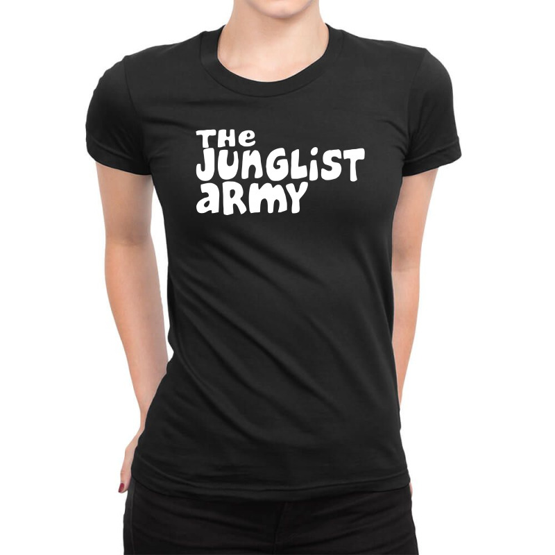 Junglist Army Ladies Fitted T-Shirt by dinugraha | Artistshot