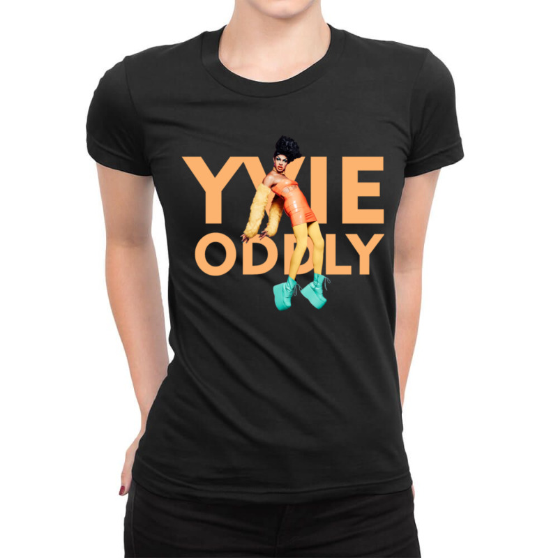 Incredible Yvie Oddly Design Ladies Fitted T-Shirt by CathyCooney | Artistshot