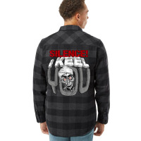 Silence! Je Te Keel Minéral Flannel Shirt | Artistshot