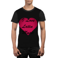 I Love Latin Music Stickers Graphic T-shirt | Artistshot