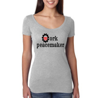 Mens My Favorite Peacemaker Work Women's Triblend Scoop T-shirt | Artistshot