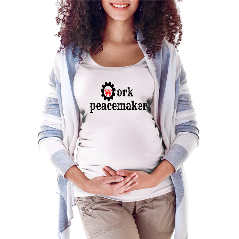 Mens My Favorite Peacemaker Work Maternity Scoop Neck T-shirt | Artistshot