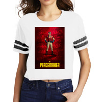 Amazing Peacemaker Graphic Scorecard Crop Tee | Artistshot