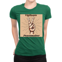 Vigilante Peacemaker 20 Ladies Fitted T-shirt | Artistshot