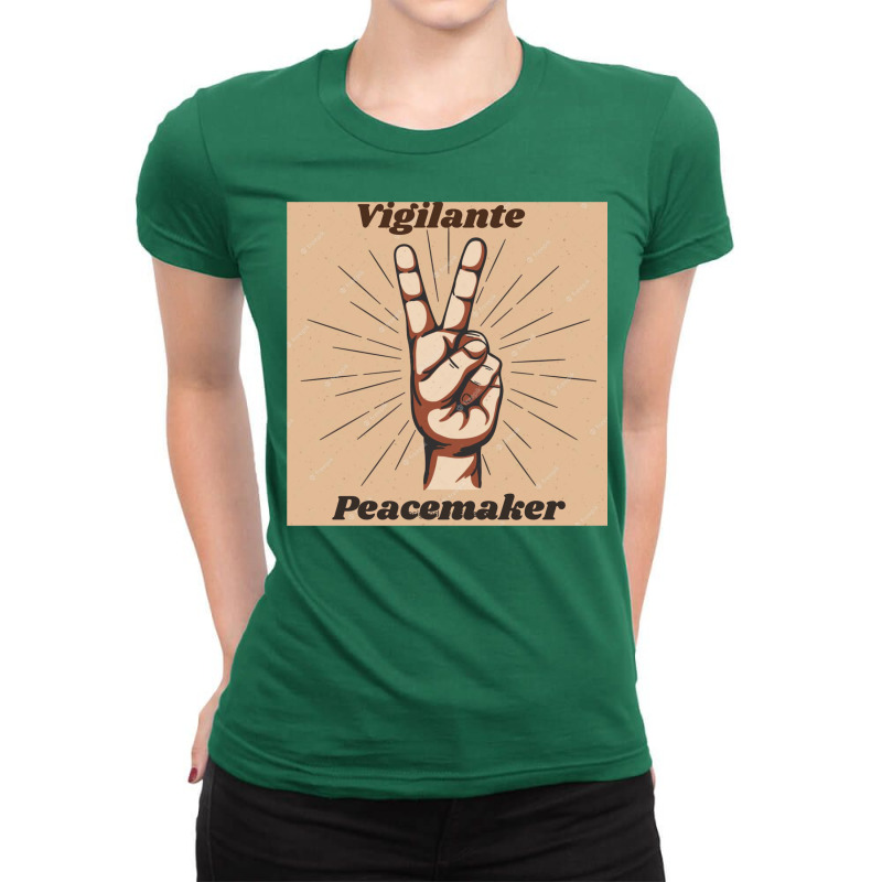 Vigilante Peacemaker 20 Ladies Fitted T-shirt | Artistshot