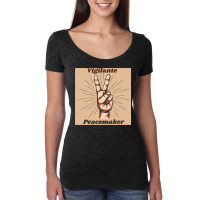 Vigilante Peacemaker 20 Women's Triblend Scoop T-shirt | Artistshot