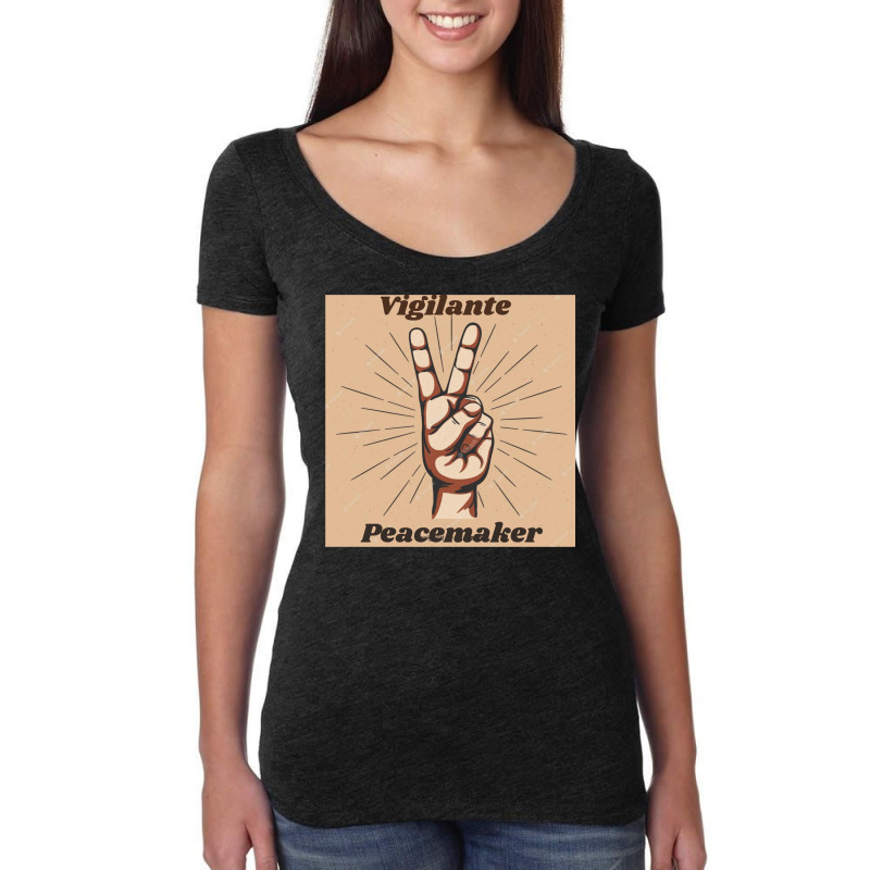 Vigilante Peacemaker 20 Women's Triblend Scoop T-shirt | Artistshot