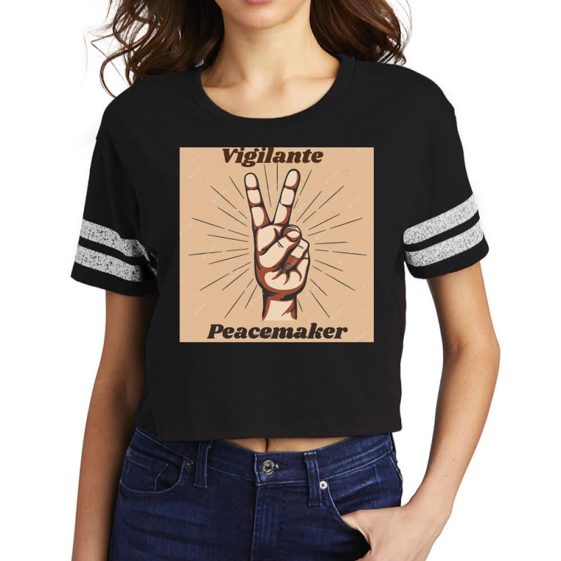 Vigilante Peacemaker 20 Scorecard Crop Tee | Artistshot