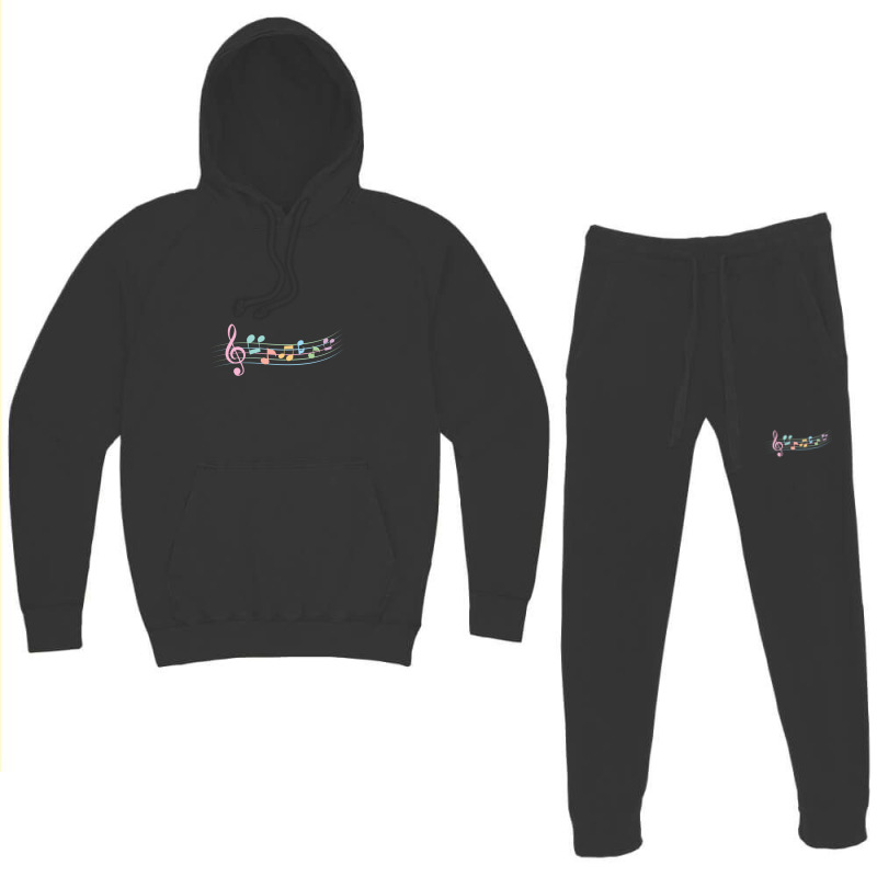 Colorful Music Notes 1 Hoodie & Jogger set by JenniferJones | Artistshot