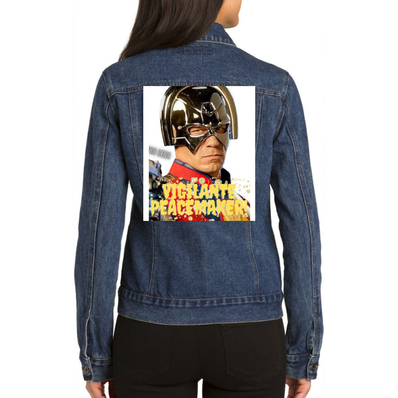 Vigilante Peacemaker 23 Ladies Denim Jacket | Artistshot