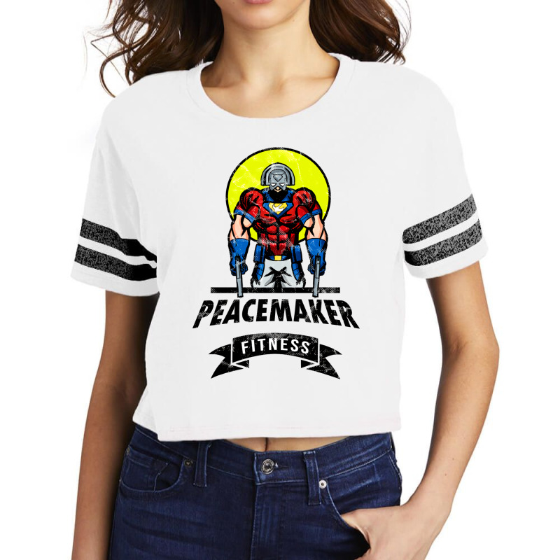 Superhero Peacemaker Fitness Gymperfect Designs For Men And Women Scorecard Crop Tee | Artistshot