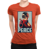 Superhero Peacemaker Politicalperfect Design For Men And Women Ladies Fitted T-shirt | Artistshot