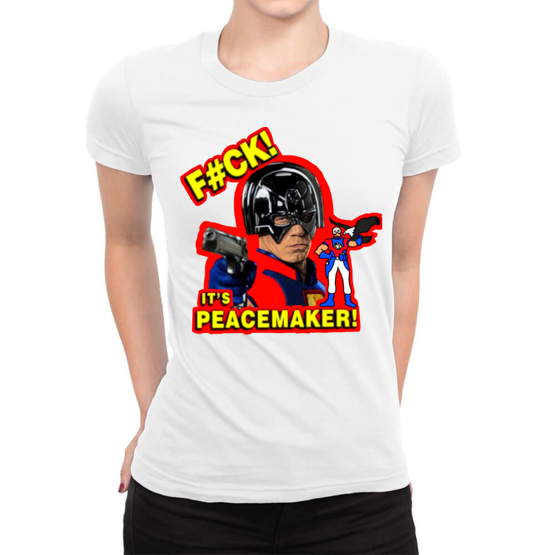 Peacemaker  1 Ladies Fitted T-shirt | Artistshot