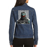 Vigilante Peacemaker Quotes   Adrian Chase 1 Ladies Denim Jacket | Artistshot