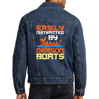 Dragon Boat Racing Festival Paddle Chinese Boating Men Denim Jacket | Artistshot